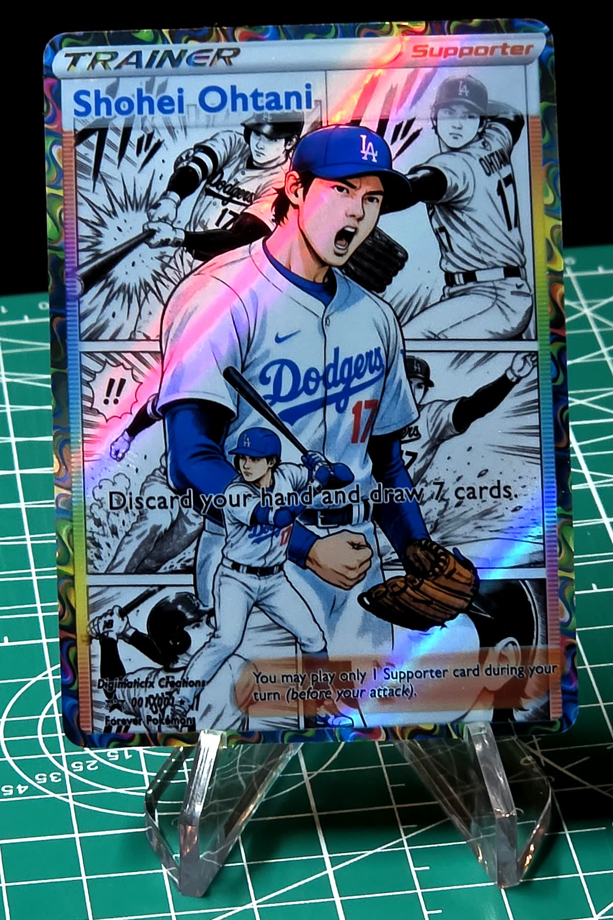 大谷翔平のカスタムポケモンカードが話題!ファン制作のホログラム仕様が凄すぎる(海外の反応)