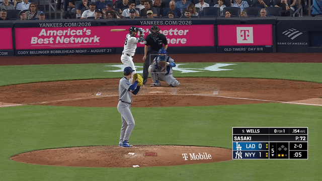 大谷翔平の同僚アンディ・パヘスがヤンキース戦で超絶スライディングキャッチ!佐々木朗希も拍手喝采(海外の反応)