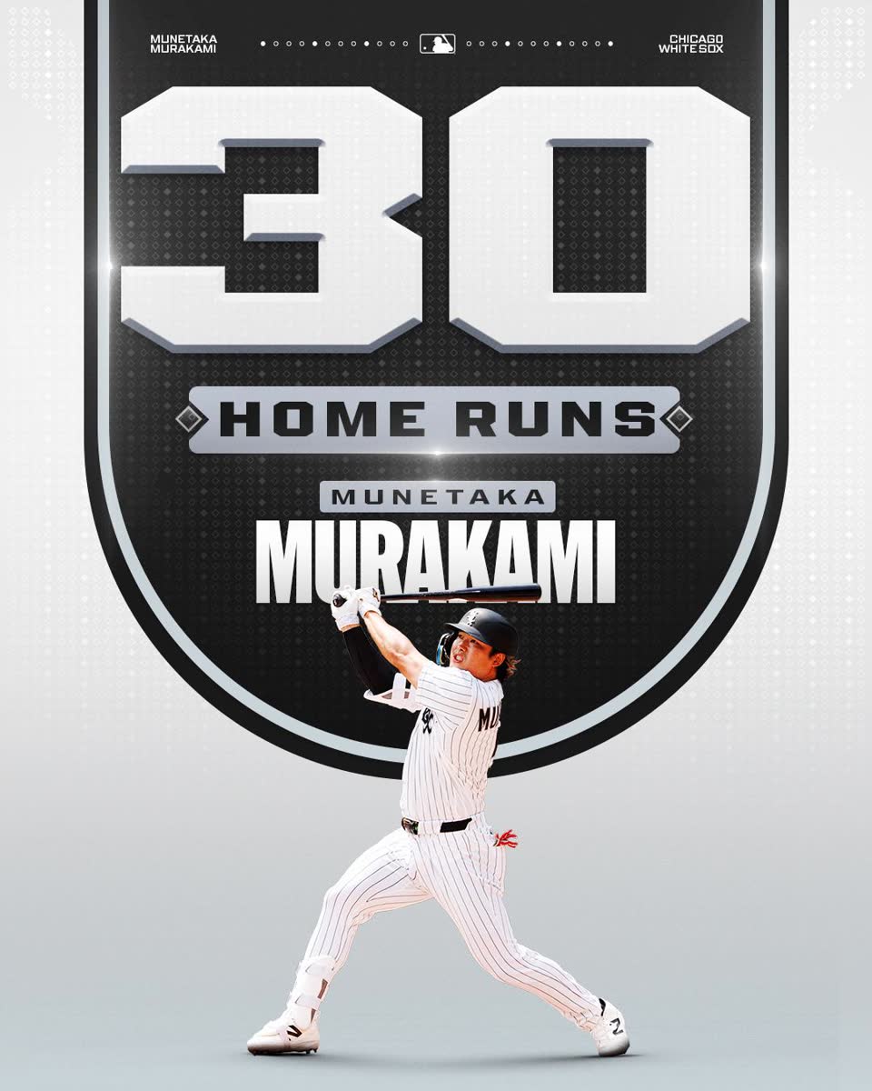 村上宗隆が日本人選手初の新人30本塁打を達成!メジャーの舞台で躍動する怪物に熱視線(海外の反応)